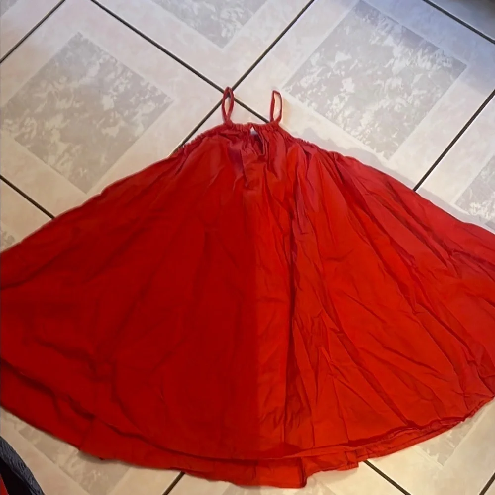 ZARA Red Halter Dress
